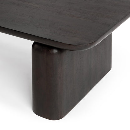 Truffle Roast Mango Wood Coffee Table Milan Coffee Table Collection