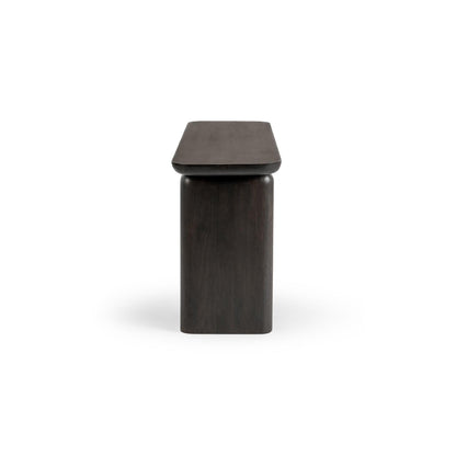 Truffle Roast Mango Wood Console Table Milan Console Table Collection