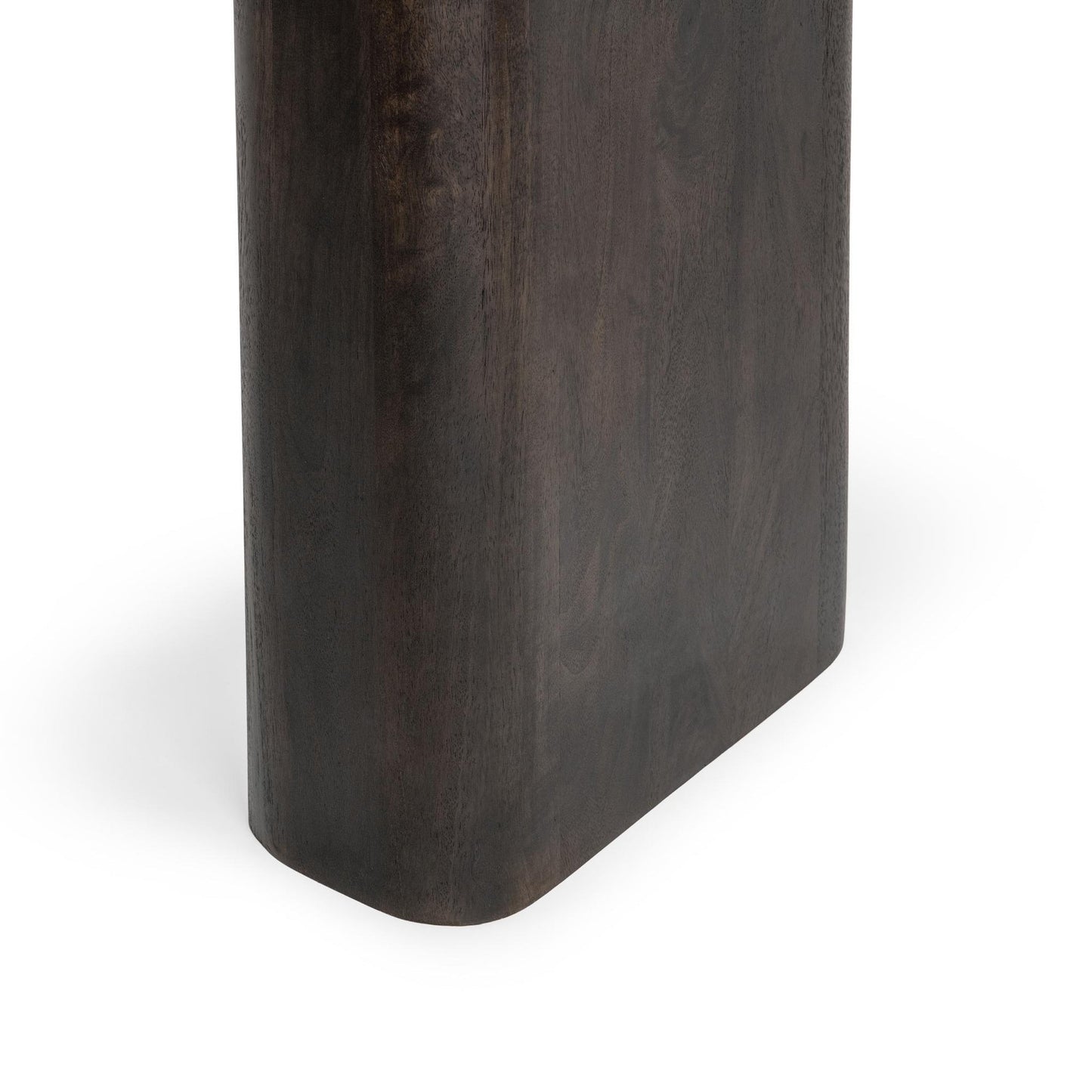 Truffle Roast Mango Wood Console Table Milan Console Table Collection