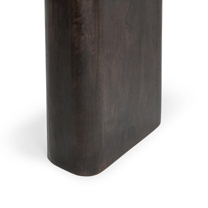 Truffle Roast Mango Wood Console Table Milan Console Table Collection