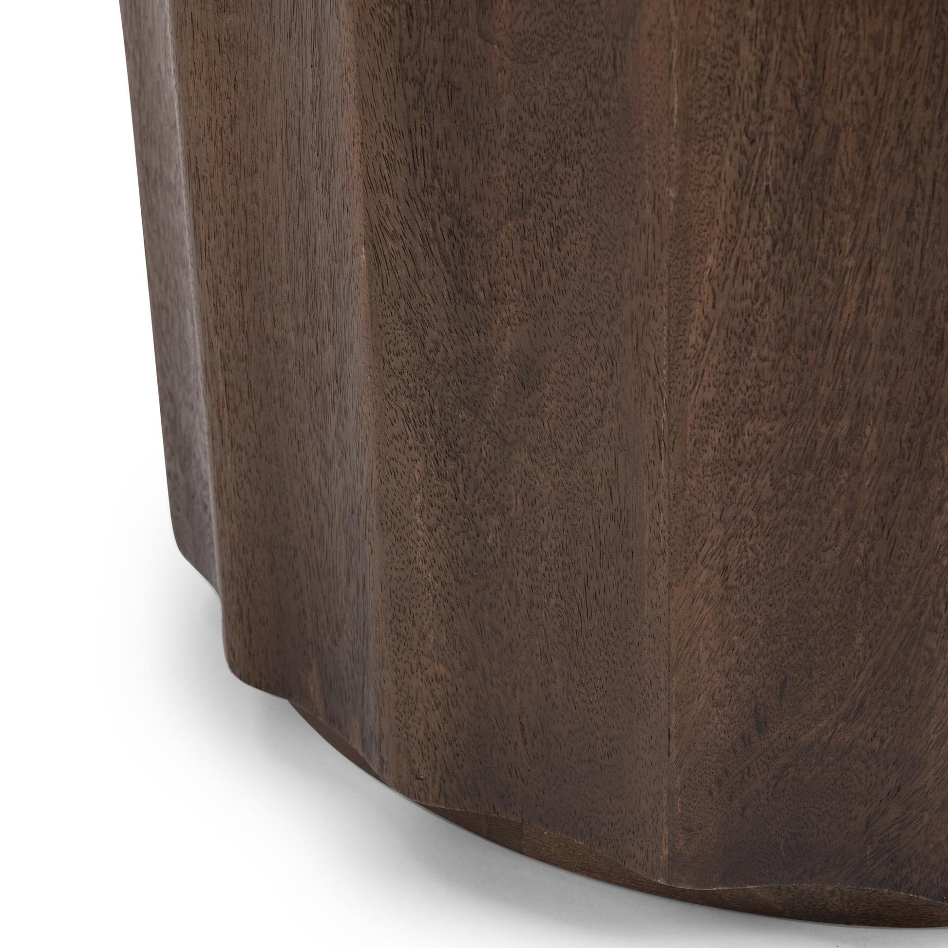 Cocoa Brown Travertine Accent & End Table Baylee End Table Collection