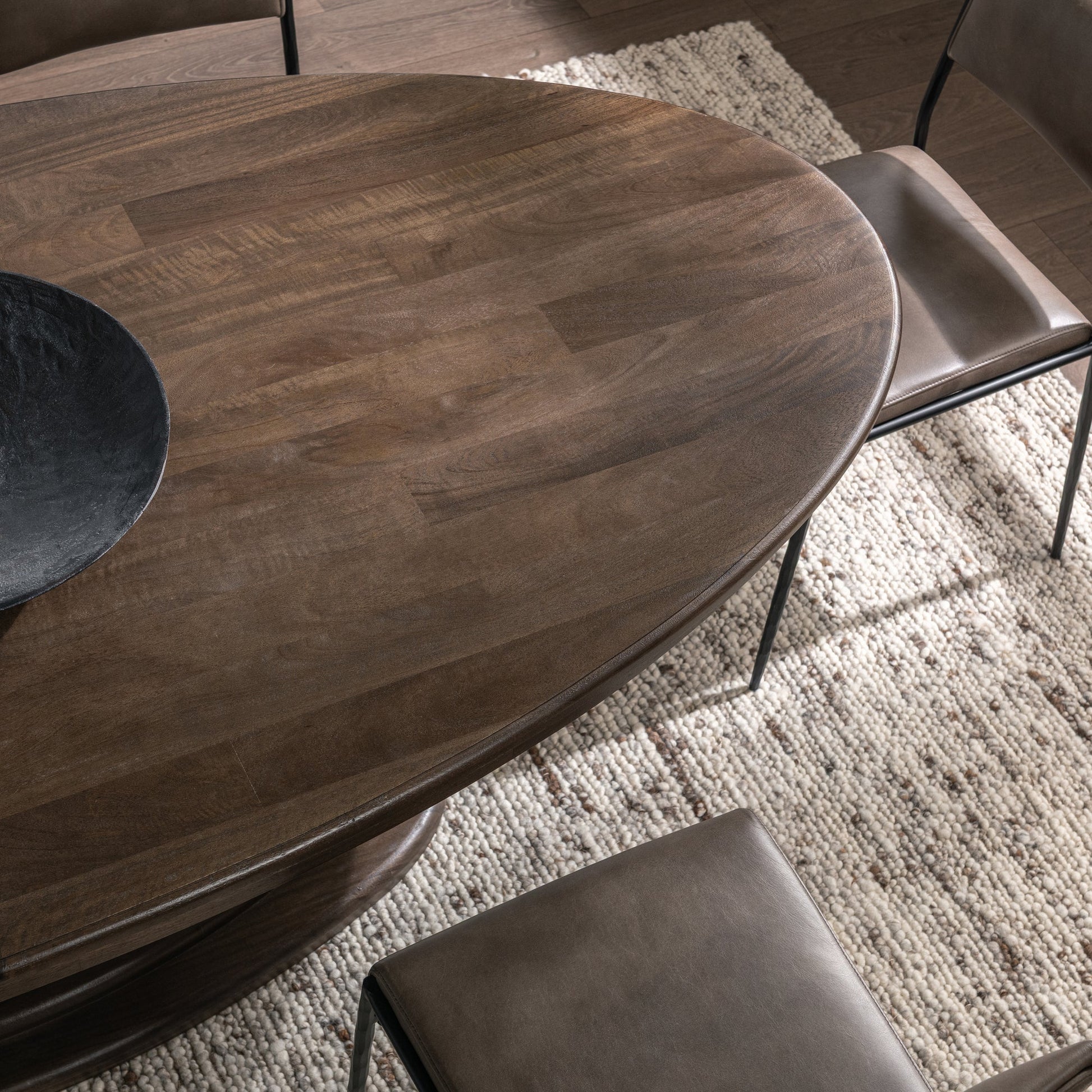 Brookside Dining Table Cocoa Brown