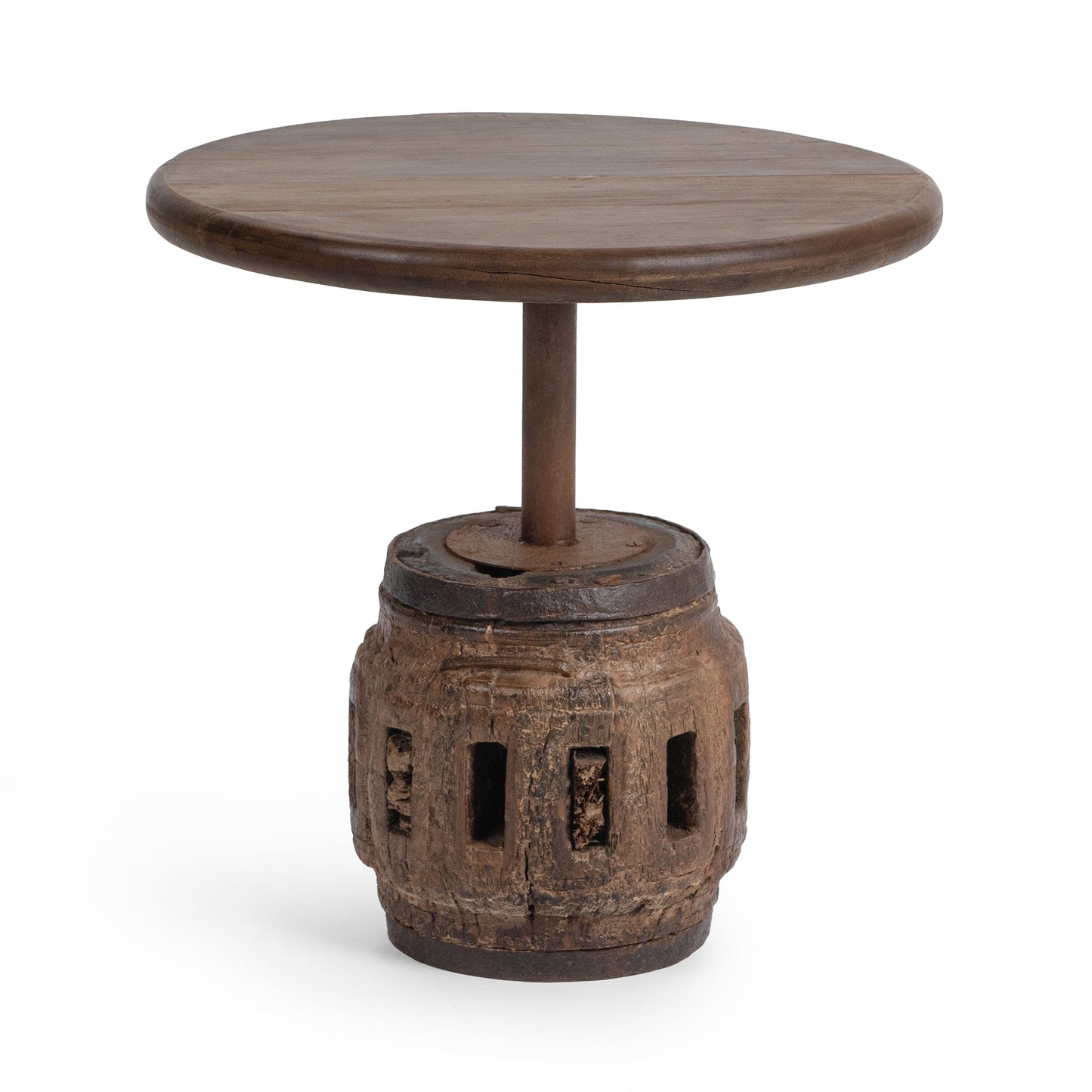 Natural Reclaimed Wood Accent & End Table Amira Accent Table Small Collection