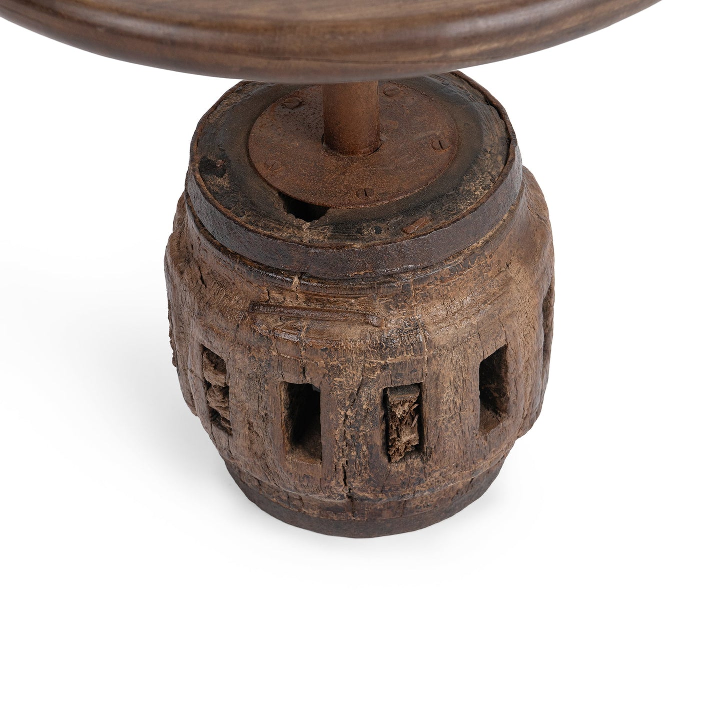 Natural Reclaimed Wood Accent & End Table Amira Accent Table Small Collection