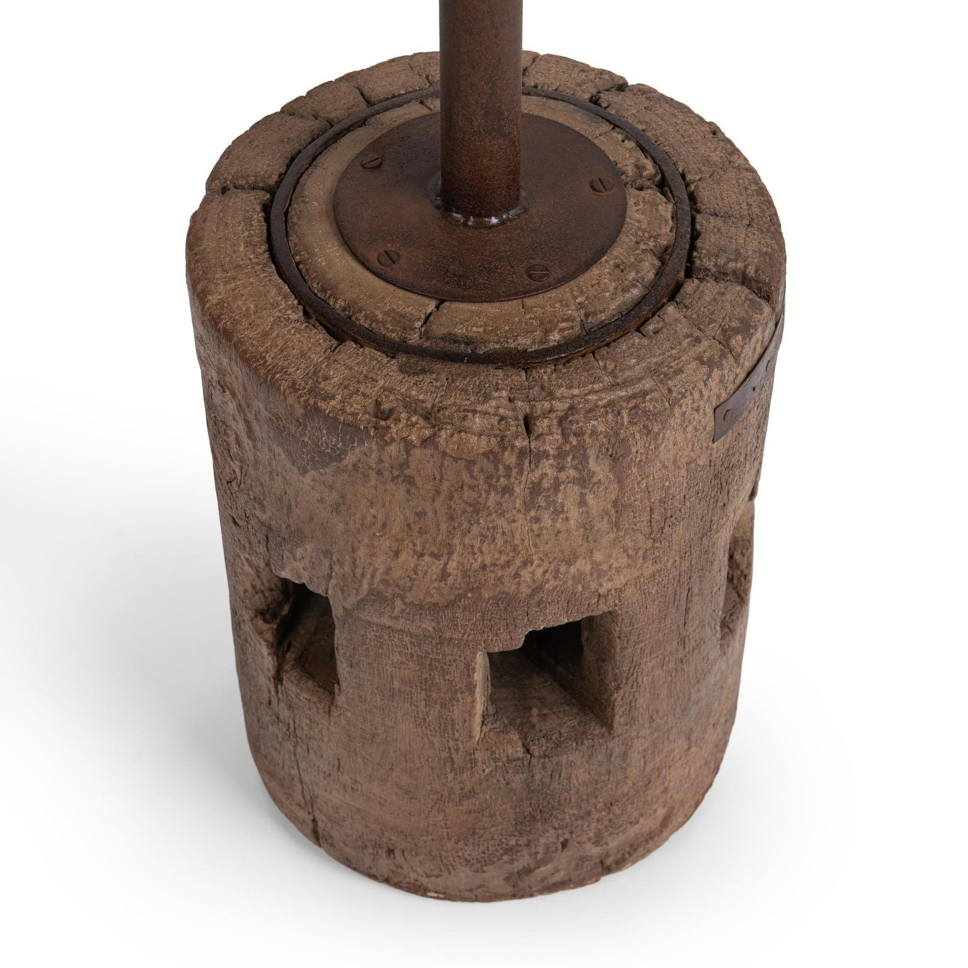 Natural Reclaimed Wood Accent & End Table Amira Accent Table Large Collection