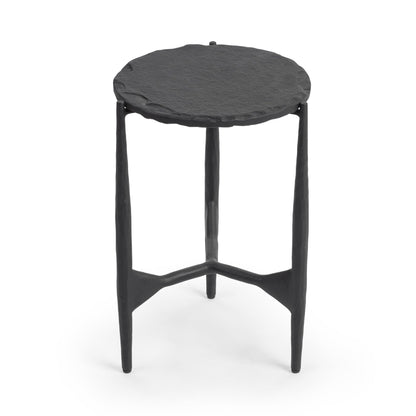 Charcoal Forge Stone Accent & End Table Luka End Table Collection