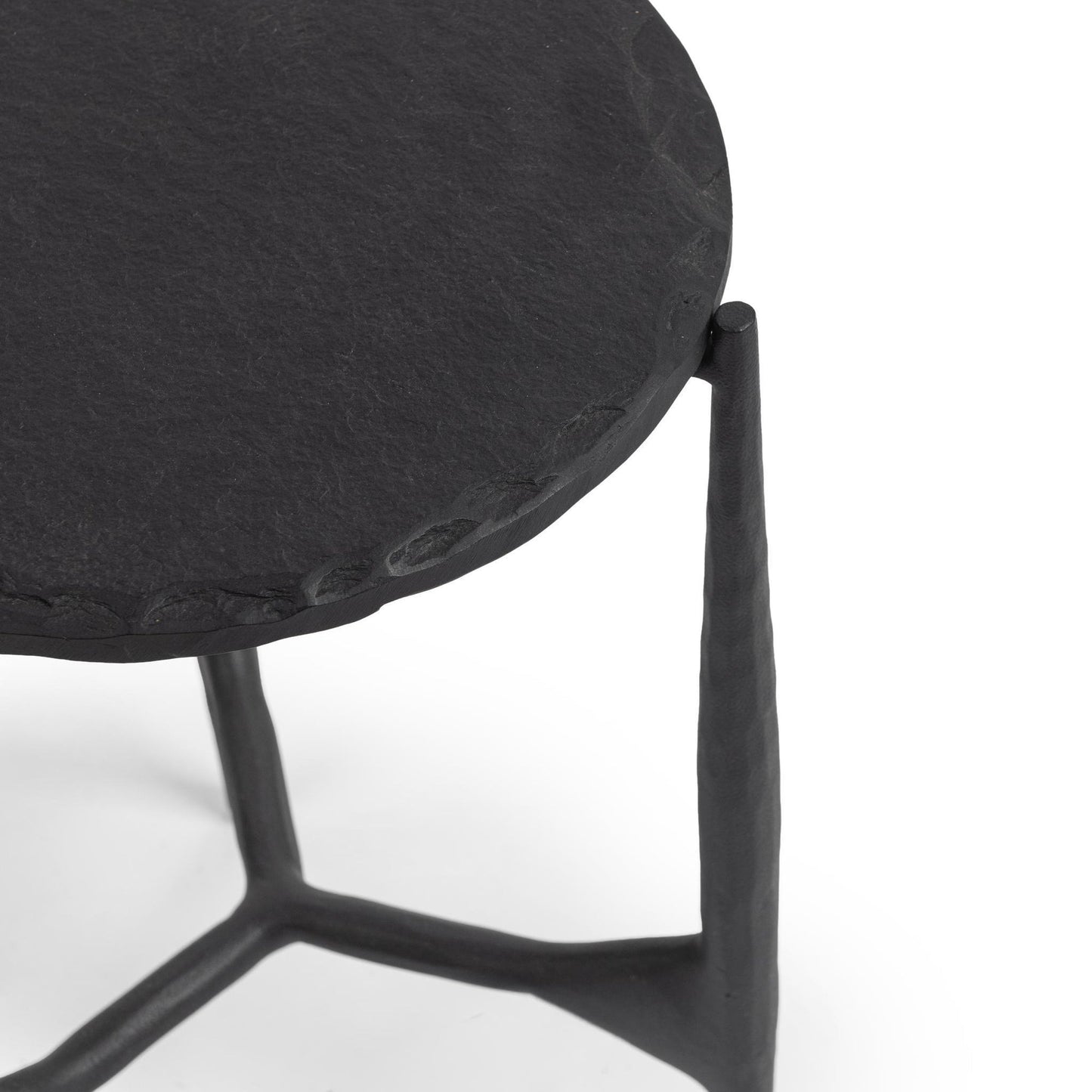 Charcoal Forge Stone Accent & End Table Luka End Table Collection
