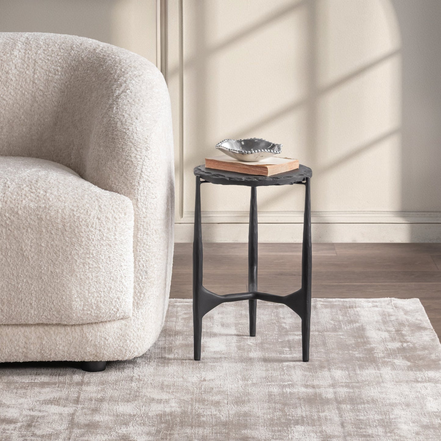 Charcoal Forge Stone Accent & End Table Luka End Table Collection