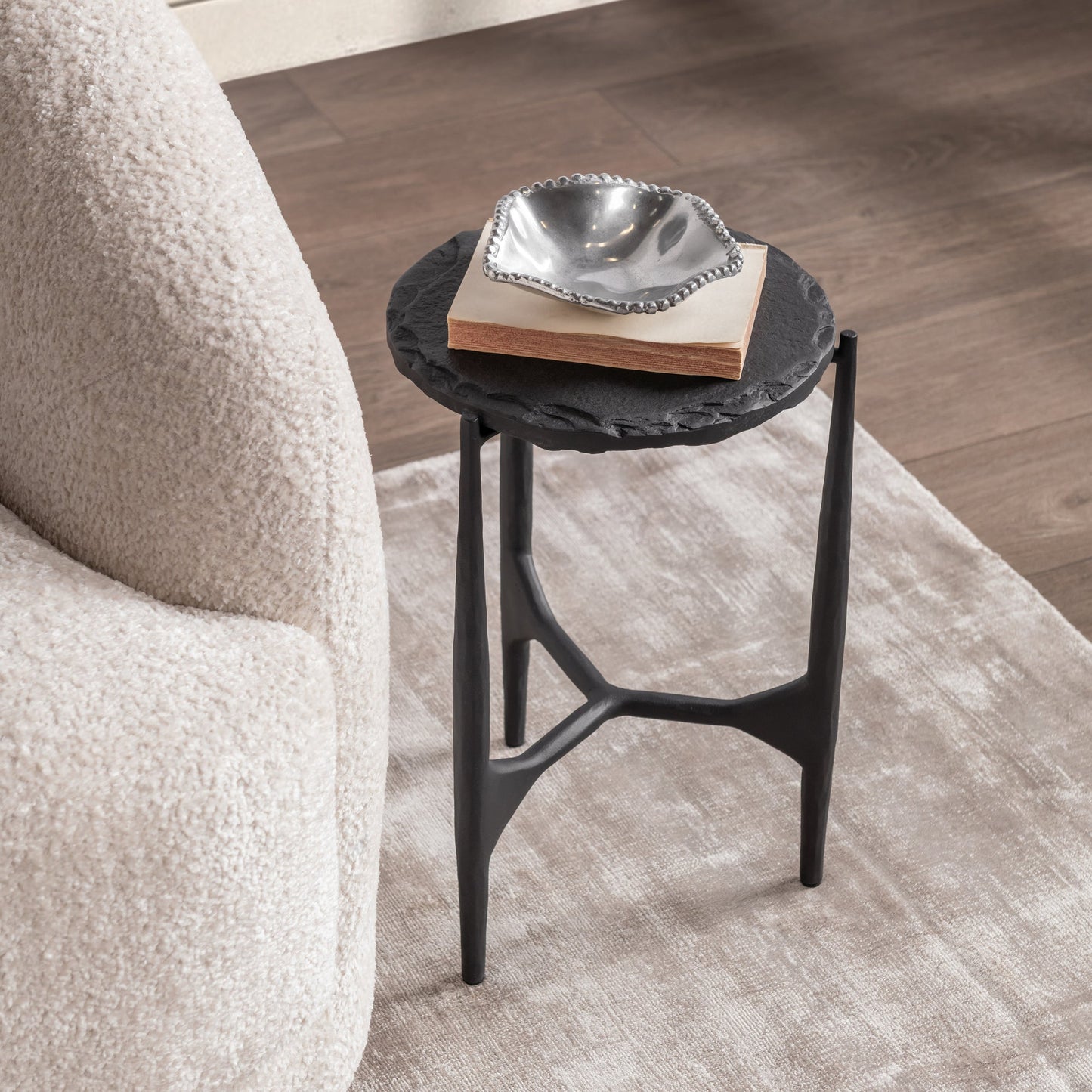 Charcoal Forge Stone Accent & End Table Luka End Table Collection