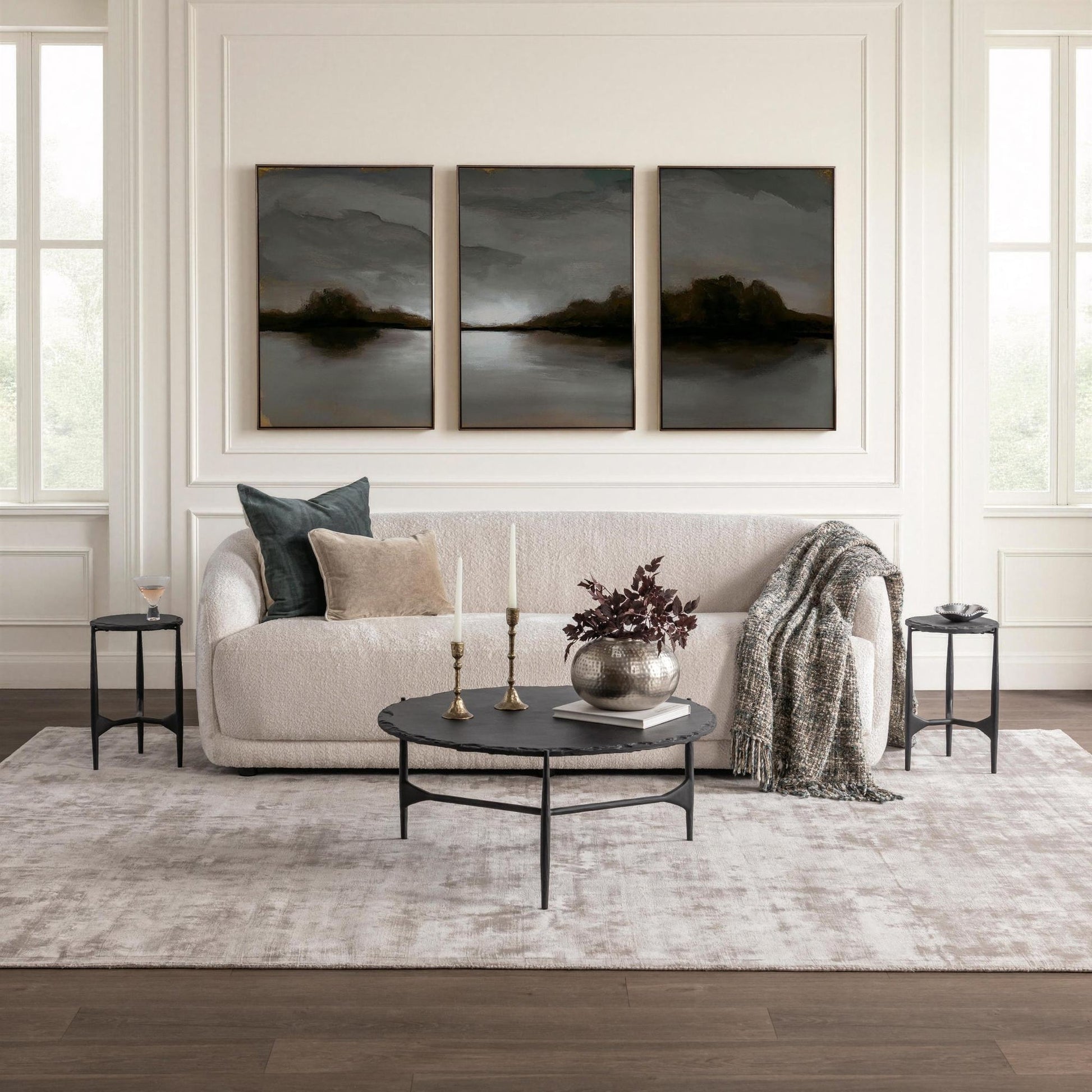 Charcoal Forge Stone Coffee Table Luka Coffee Table Collection