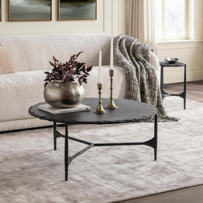 Charcoal Forge Stone Coffee Table Luka Coffee Table Collection