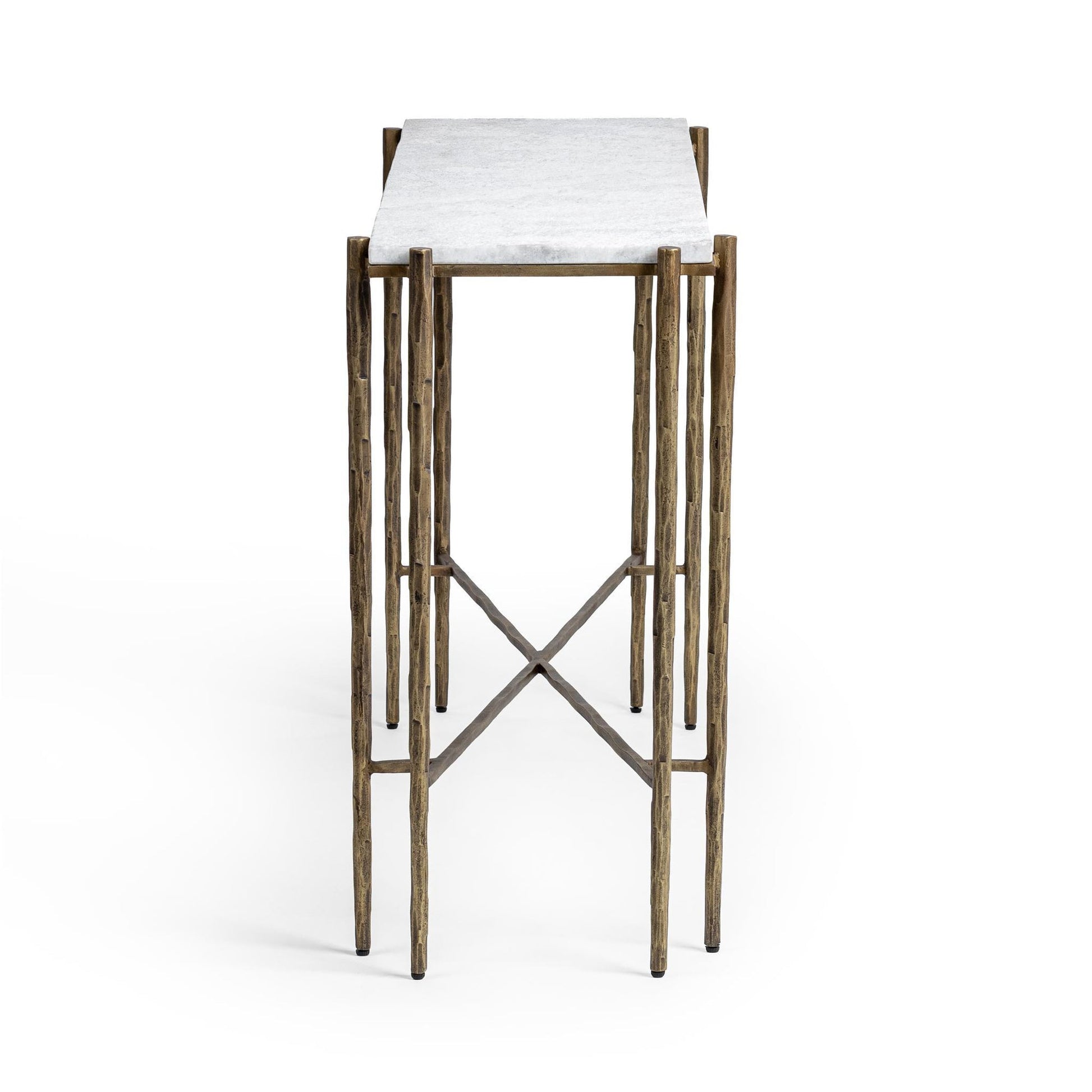 Moonstone White Marble Console Table Jasmine Console Table Collection