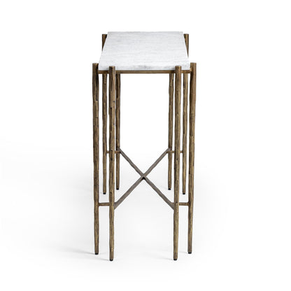 Moonstone White Marble Console Table Jasmine Console Table Collection