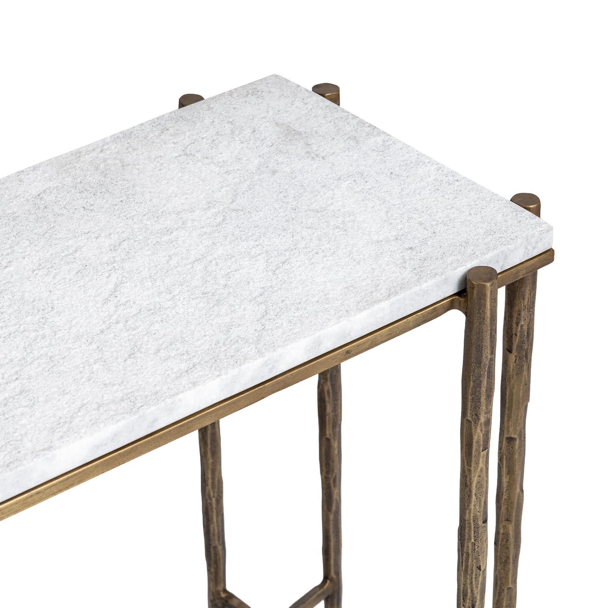 Moonstone White Marble Console Table Jasmine Console Table Collection