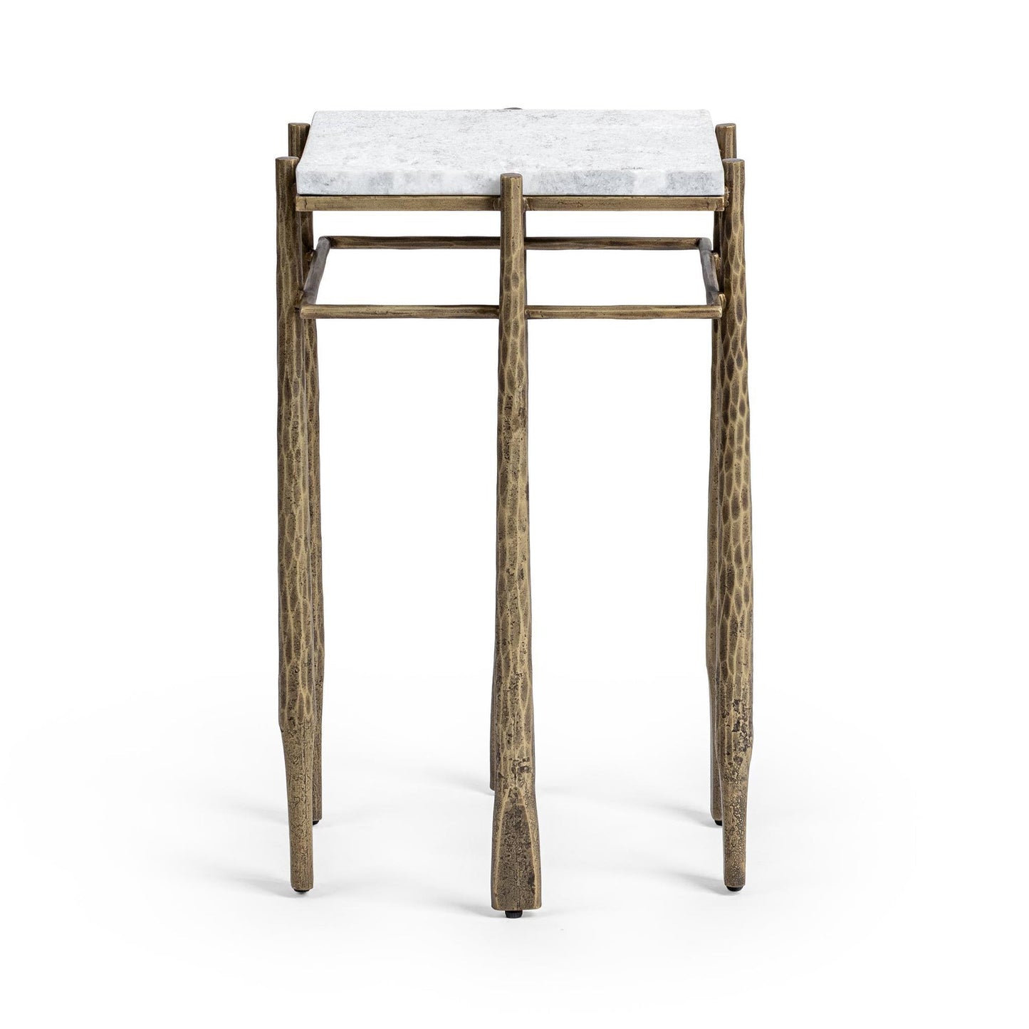 Moonstone White Marble Accent & End Table Jasmine End Table Collection