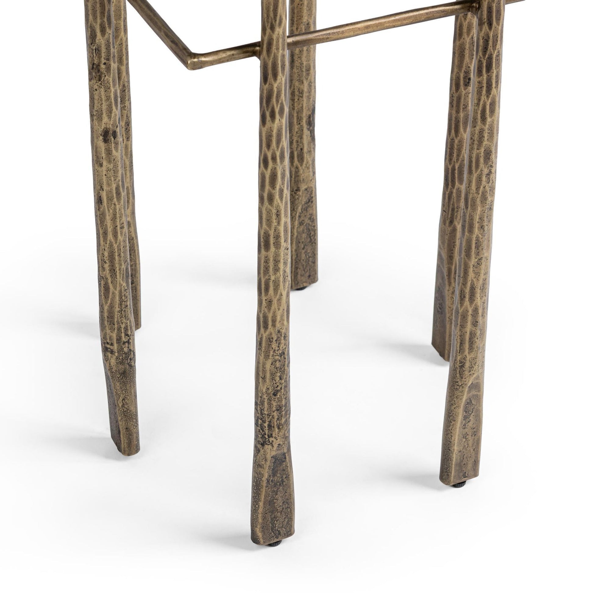 Moonstone White Marble Accent & End Table Jasmine End Table Collection