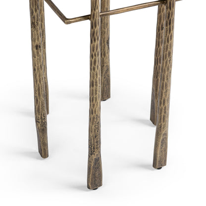 Moonstone White Marble Accent & End Table Jasmine End Table Collection