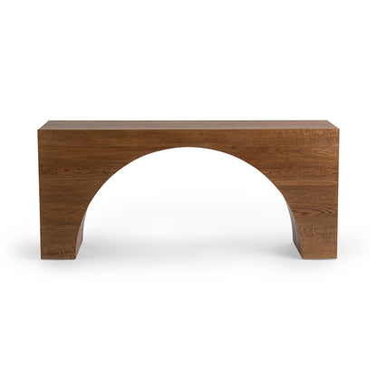 Canyon Dusk Oak Veneer Console Table Hellen Console Table Collection