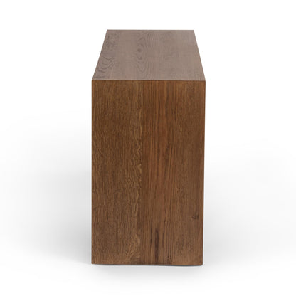 Canyon Dusk Oak Veneer Console Table Hellen Console Table Collection