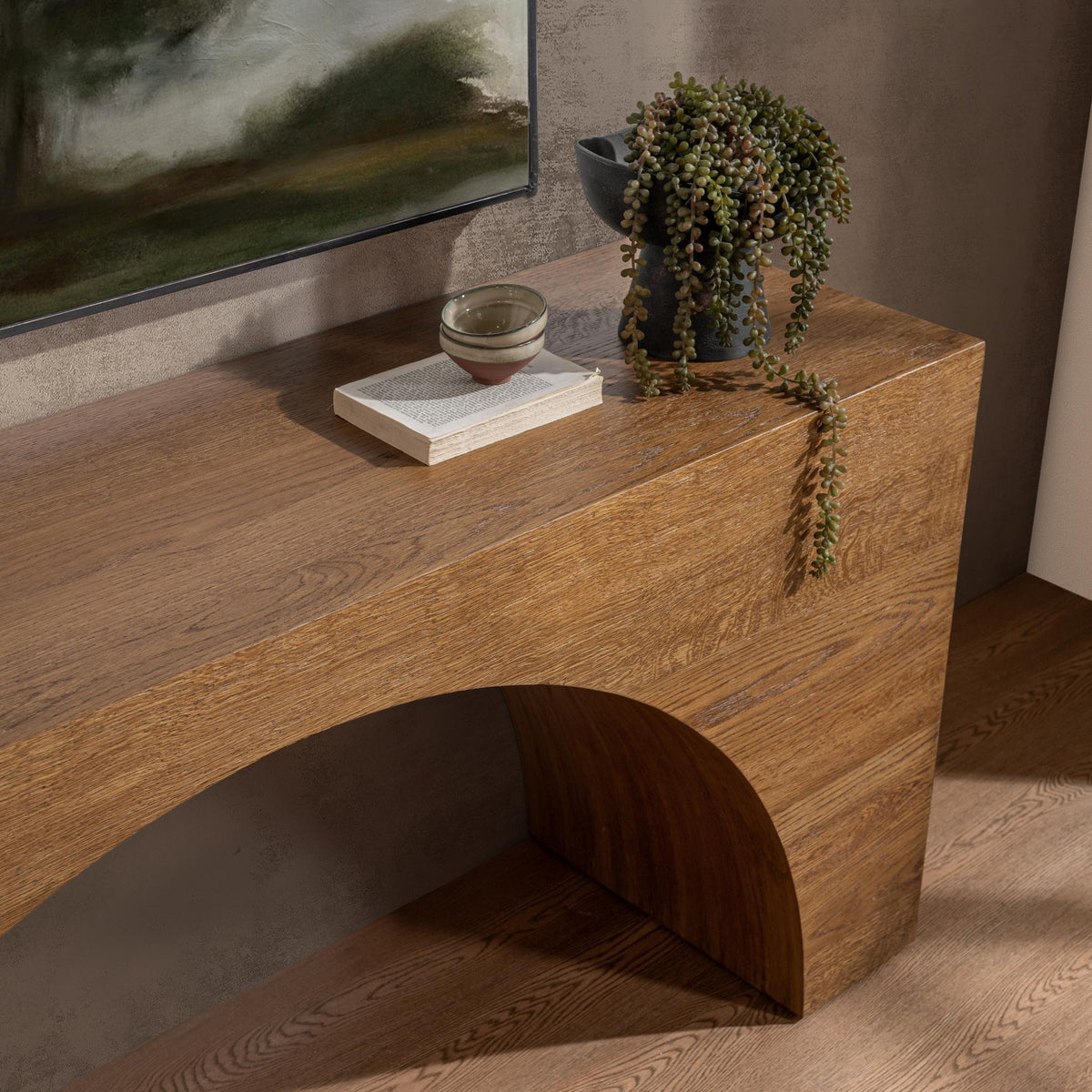 Curated Console Table