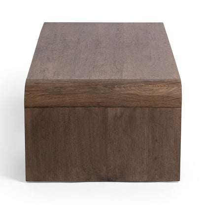 Walnut Ridge Oak Veneer Coffee Table Levine Coffee Table Collection