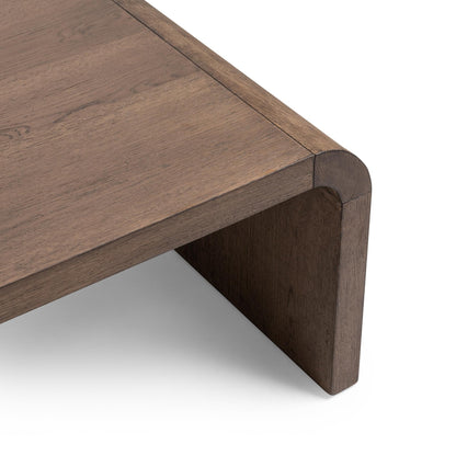 Walnut Ridge Oak Veneer Coffee Table Levine Coffee Table Collection
