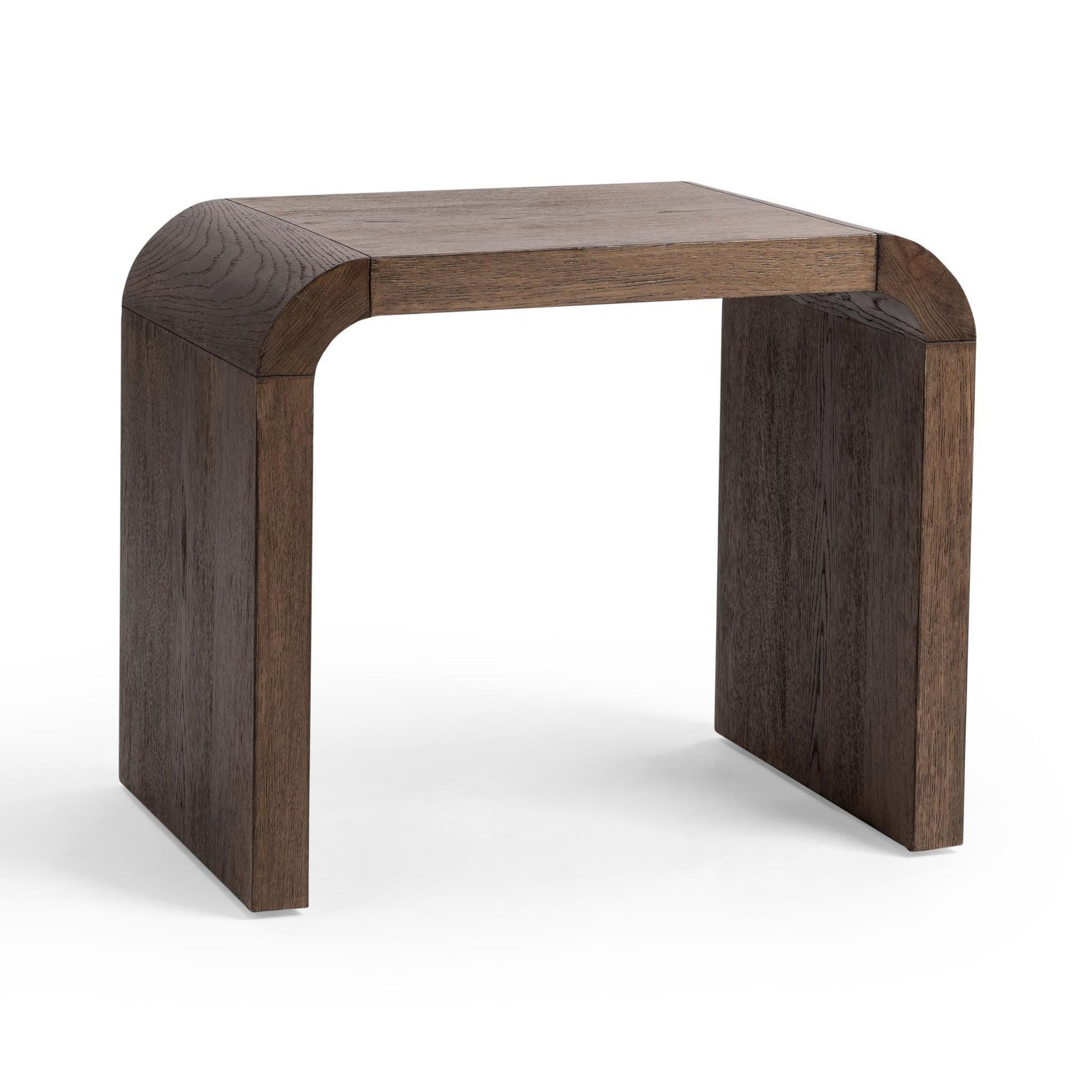 Walnut Ridge Oak Veneer Accent & End Table Levine End Table Collection