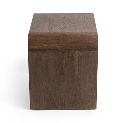 Walnut Ridge Oak Veneer Accent & End Table Levine End Table Collection