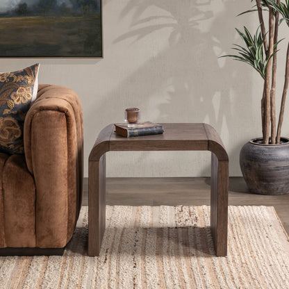 Walnut Ridge Oak Veneer Accent & End Table Levine End Table Collection