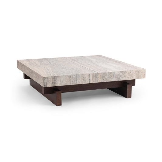 Riverstone Blend Travertine Coffee Table Alya Coffee Table Collection