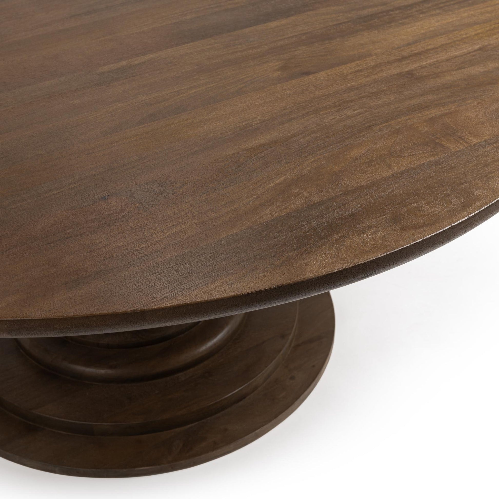 Pecan Brown Mango Wood Dining Table Hera Dining Table Collection
