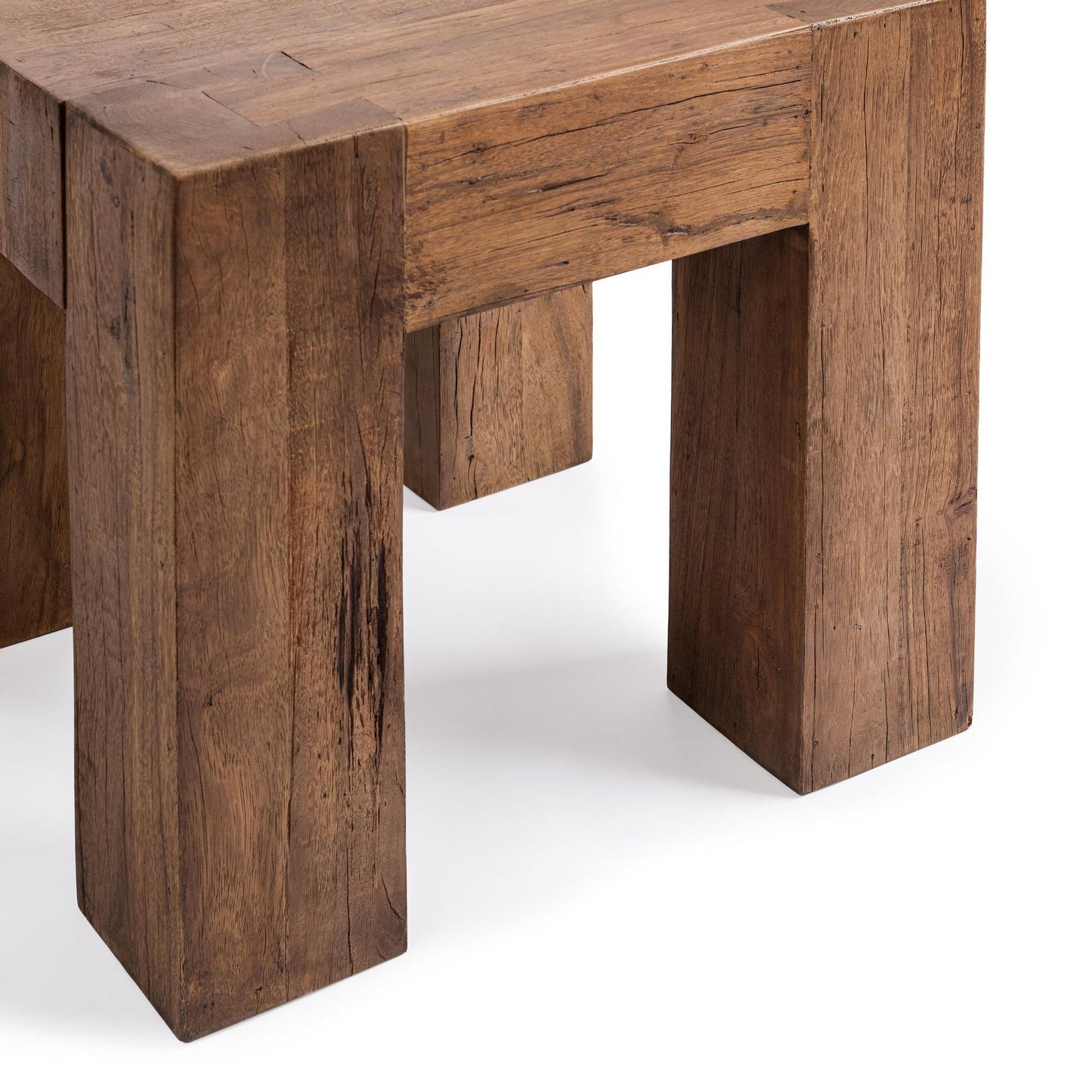 Harvest Mill Reclaimed Wood Console Table Montera End Table Collection