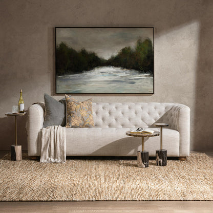 Molten Husk Petrified Wood Accent & End Table Jordyn Accent Table Collection