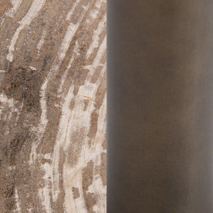 Natural Petrified Wood Accent & End Table Malta Accent Table Collection