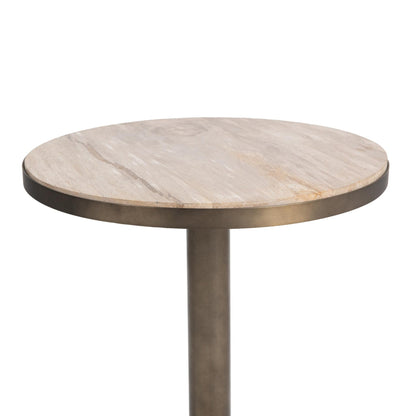 Natural Petrified Wood Accent & End Table Malta Accent Table Collection
