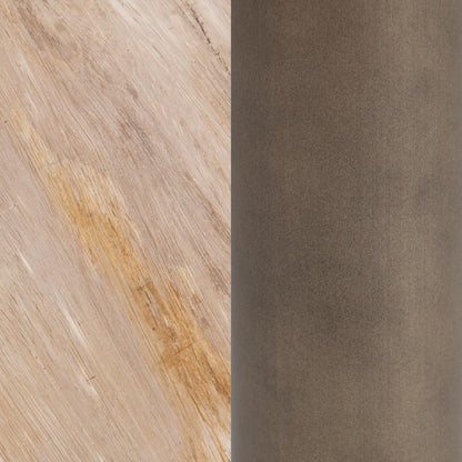 Natural Petrified Wood Accent & End Table Malta Accent Table Collection