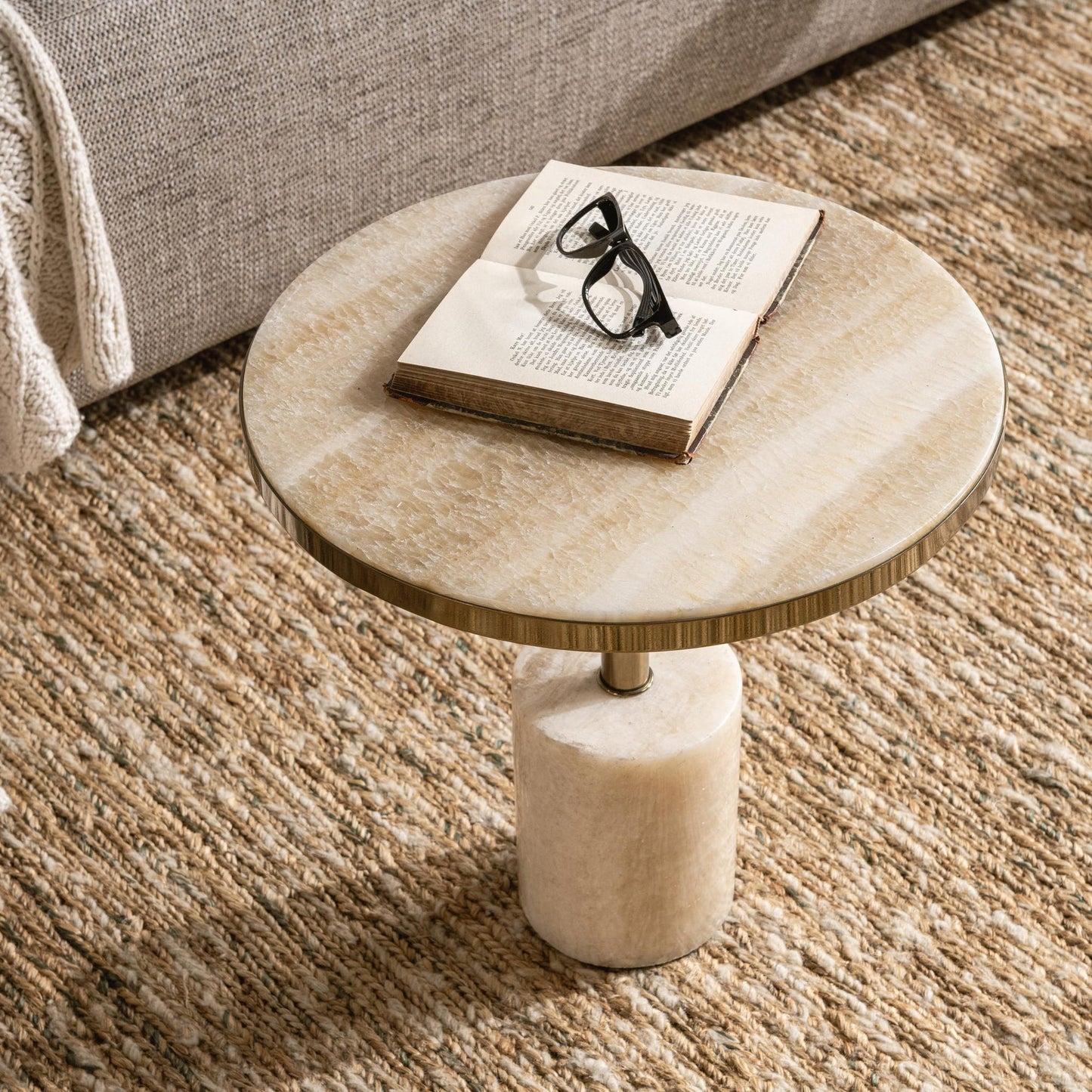 Champagne Onyx Accent & End Table Jordyn Accent Table Collection