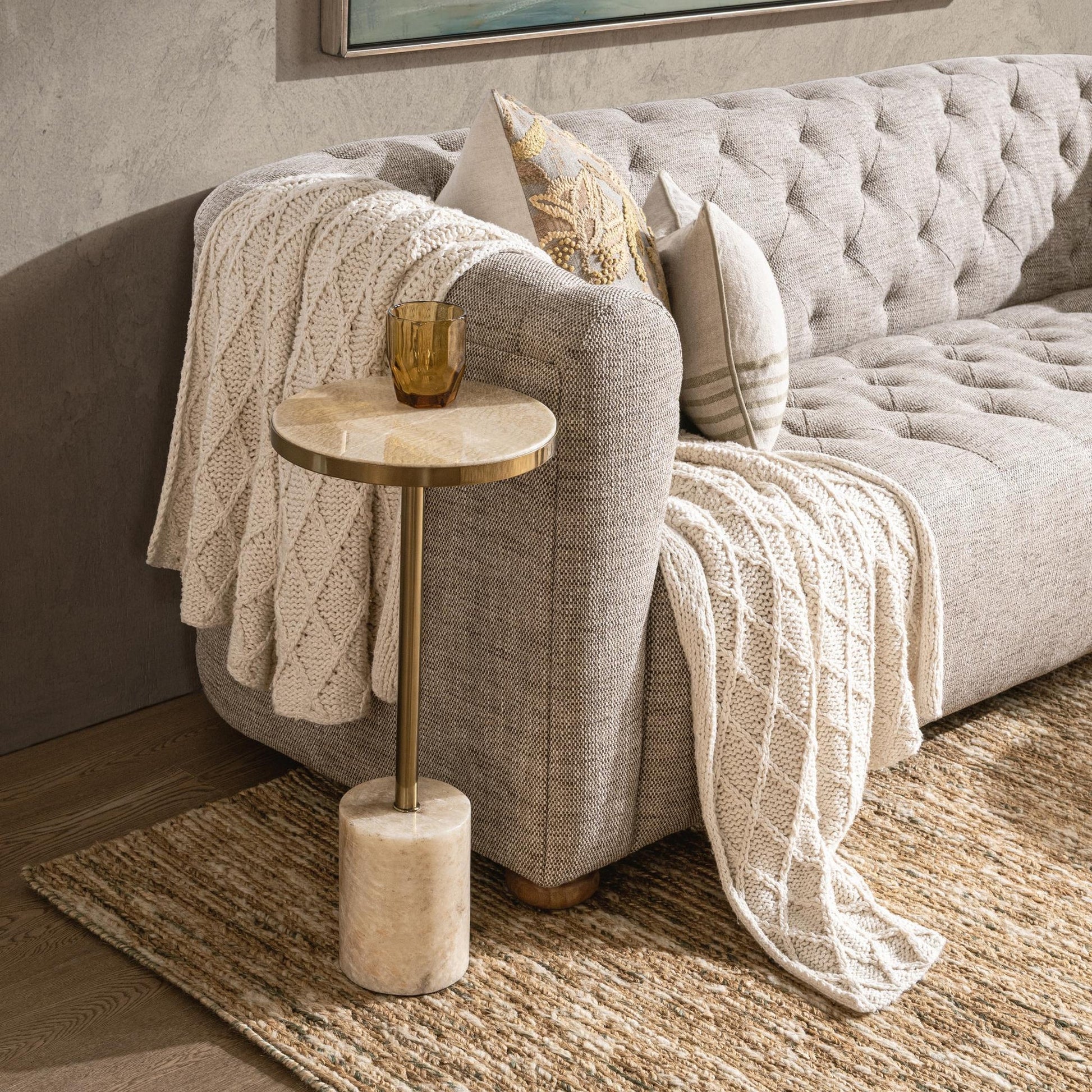 Champagne Onyx Accent & End Table Jordyn Accent Table Collection