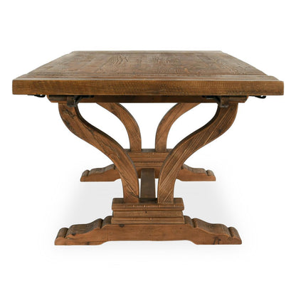 Brown Reclaimed Pine Dining Table Alexander Extendable Dining Table Collection