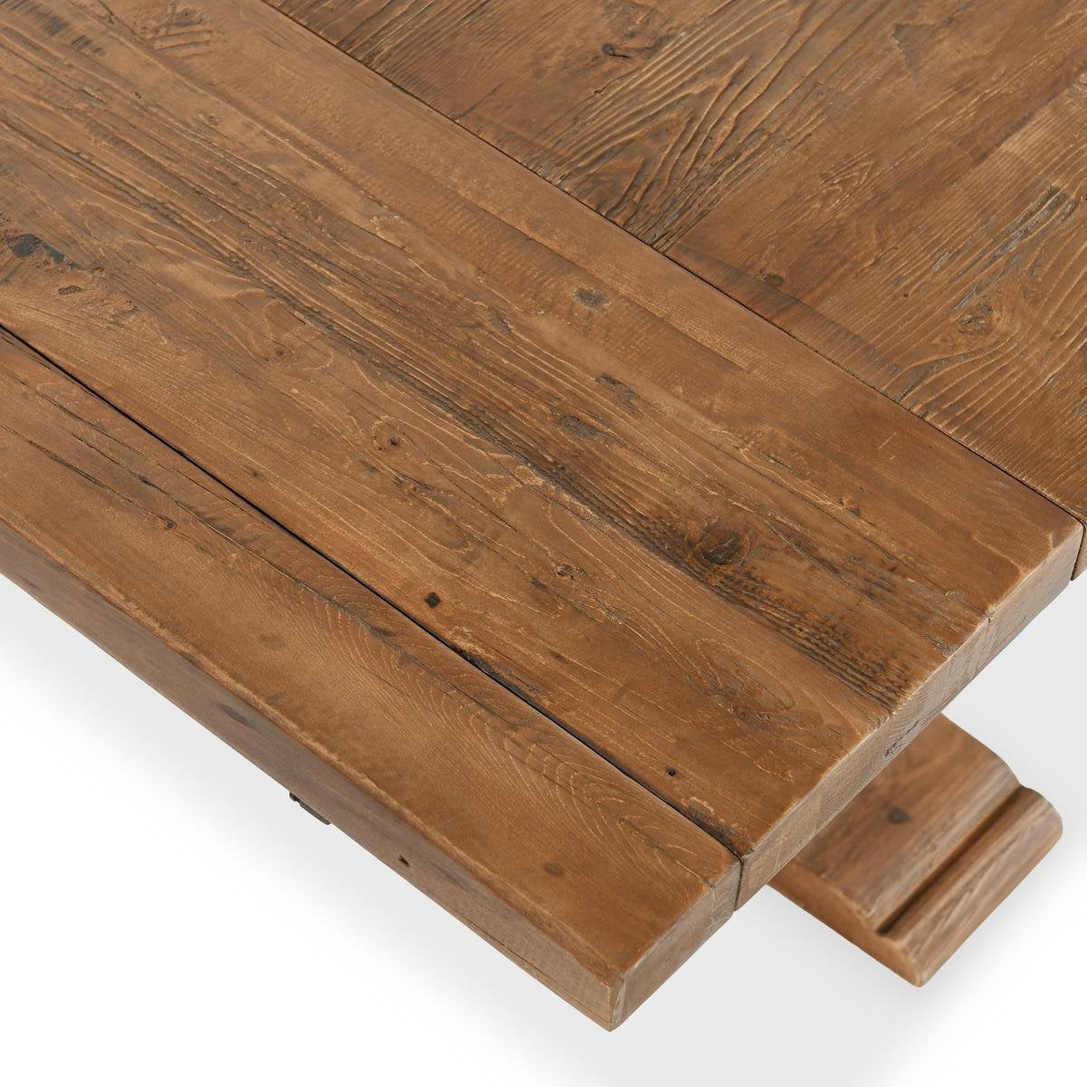 Brown Reclaimed Pine Dining Table Alexander Extendable Dining Table Collection