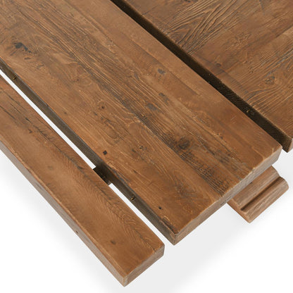Brown Reclaimed Pine Dining Table Alexander Extendable Dining Table Collection