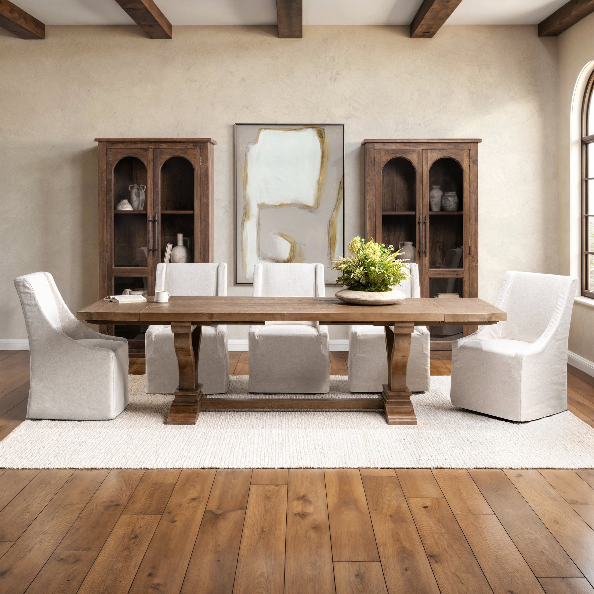 Brown Reclaimed Pine Dining Table Alexander Extendable Dining Table Collection