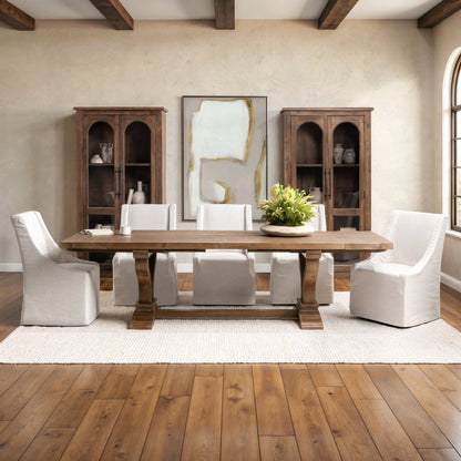 Brown Reclaimed Pine Dining Table Alexander Extendable Dining Table Collection