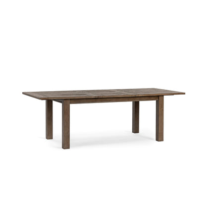 Distressed Brown Reclaimed Pine Dining Table Driftwood Extendable Dining Table Collection