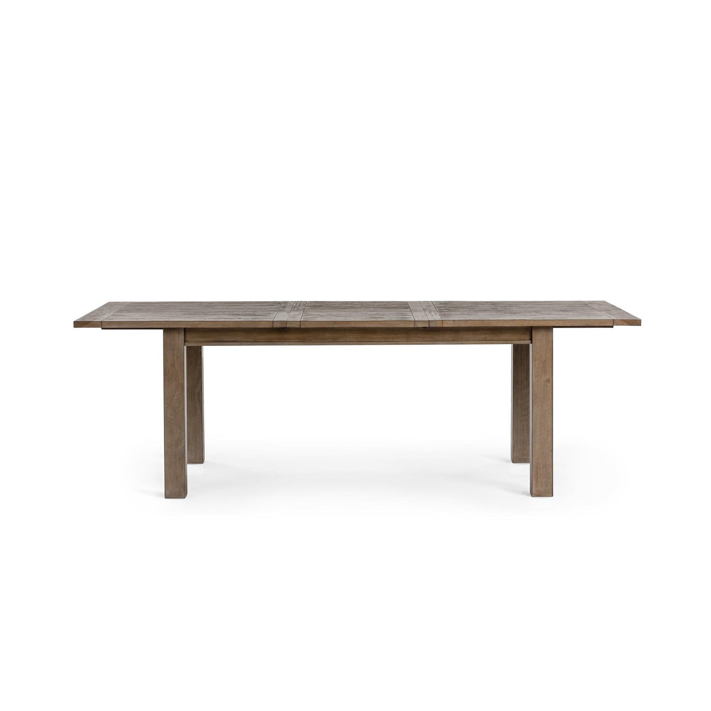 Distressed Brown Reclaimed Pine Dining Table Driftwood Extendable Dining Table Collection