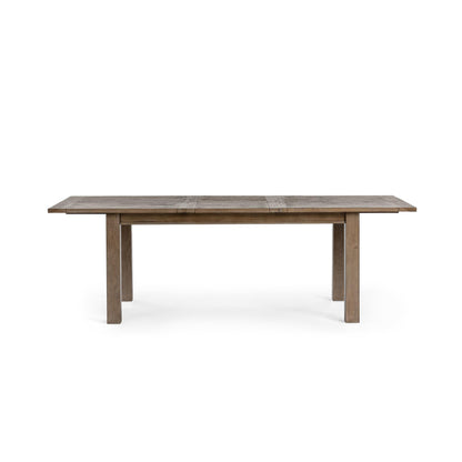 Distressed Brown Reclaimed Pine Dining Table Driftwood Extendable Dining Table Collection