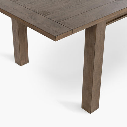 Driftwood Extendable Dining Table Distressed Brown