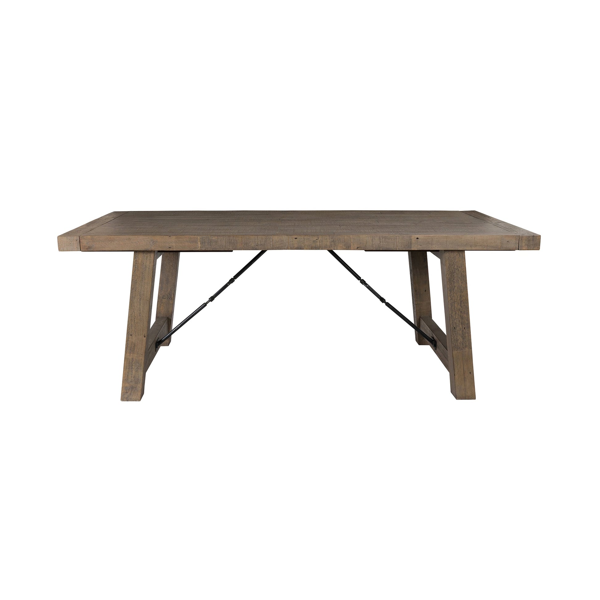 Tuscany Extendable Dining Table Distressed Brown