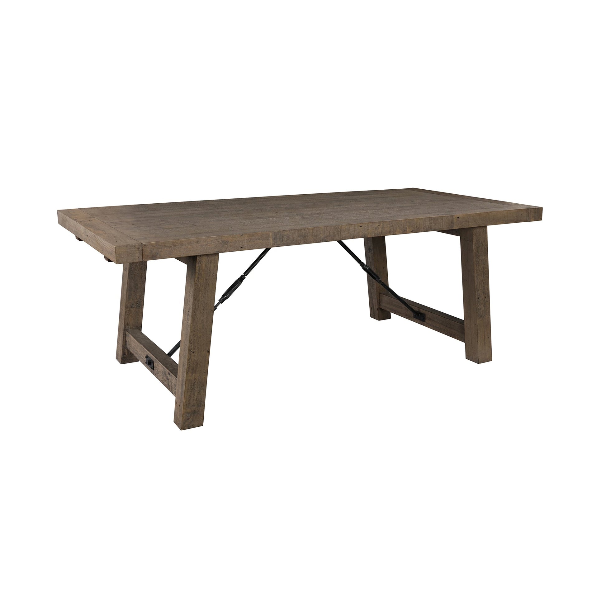 Distressed Brown Reclaimed Pine Dining Table Tuscany Extendable Dining Table Collection