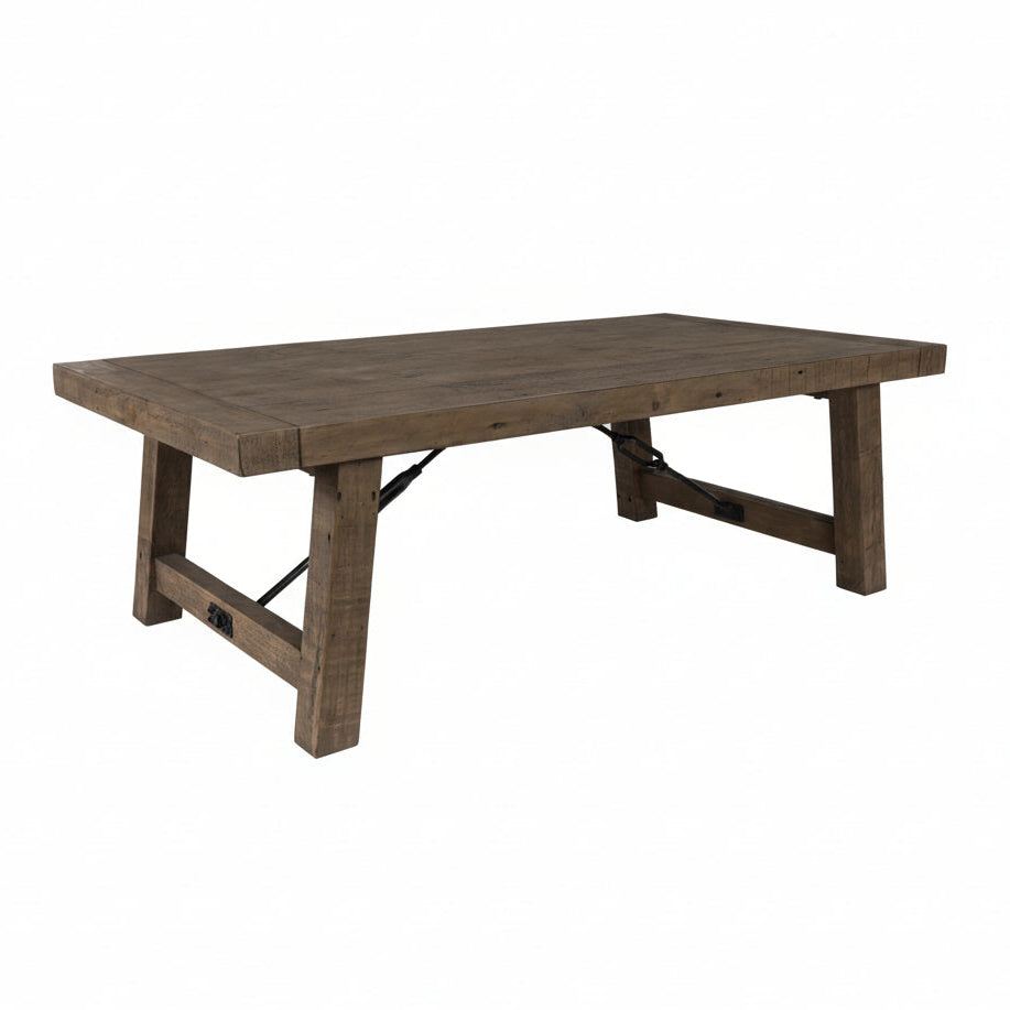Distressed Brown Reclaimed Pine Coffee Table Tuscany Coffee Table Collection